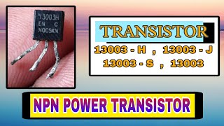 How to check transistor  bjT 13003 NpN power transistor 600V800mA 13003 transistor checking✅ BJT [upl. by Aeslehs]