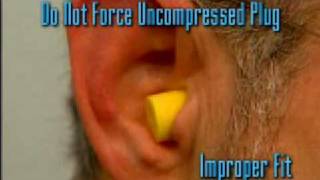 Fitting Foam Earplugs [upl. by Nisay]