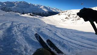 Gurgl ObergurglHochgurgl powder skiing in november [upl. by Adnuhsar580]