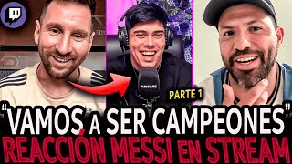 REACCIÓN a MESSI en STREAM con su SOBRINO en VIVO PARTE 2 [upl. by Eniar]