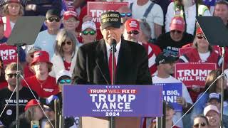 FULL VIDEO Trump Rally in Kinston North Carolina Nov 3 [upl. by Golub]