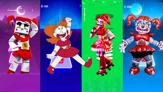 FNAF Circus Baby songs SugarCrash Bemax x Dance Monkey x 2 Phut hon 2 x Monster [upl. by Morganne]