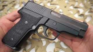 Sig Sauer P228 German 9mm Semi Auto Pistol Review  Texas Gun Blog [upl. by Ttegdirb]