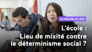 Lécole  lieu de mixité contre le déterminisme social [upl. by Eneleahs]