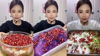 FULL VIDEO ASMR POMEGRANATE WITH ICE EATINGSOUNDS EATINGSHOW [upl. by Jerad]