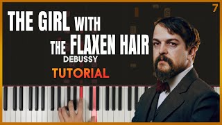 GIRL WITH THE FLAXEN HAIR by Claude Debussy  Piano Tutorial Part 1 [upl. by Doerrer]