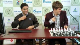 Anand Vs Carlsen  2011 Tal Memorial [upl. by Nevs]