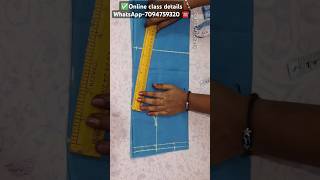 ✂️Pattu pavadai cutting for beginners ✅ Tailoring Aari online class details WhatsApp 7094759320☎️ [upl. by Idelle]