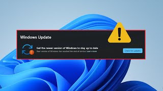 Windows 11 23H2 KB504663 Bug Causes False EndofService Warning [upl. by Idden453]