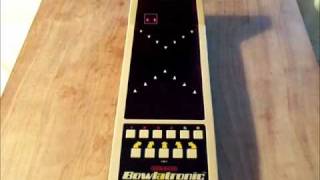 Coleco Bowlatronic Tabletop Game [upl. by Caraviello]