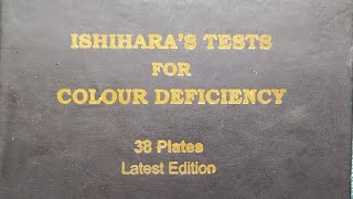 ISHIHARAS TESTS FOR COLOUR DEFICIENCY  38 Plates  Latest Edition ishihara sscgdmedical colour [upl. by Hintze]