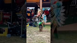 This little guy danced hard all weekend He was so cute nativeamerican indigenous powwow dance [upl. by Mercola]