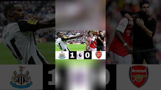 Newcastle vs Arsenal Newcastle 10 Arsenal All goals amp highlights Premier League short sportnews [upl. by Halette]