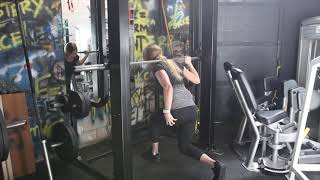 Smith Machine Reverse Lunge How To [upl. by Yraek162]