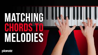 Matching Piano Chords To Melodies Piano Lesson [upl. by Ynoep]