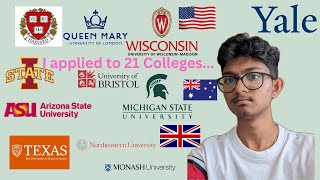 College decision reactions  Indian international CS  21 colleges  🇺🇸🇬🇧🇦🇺 [upl. by Tiernan696]