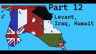 Minecraft 1938 World Flag Map  Levant Iraq Kuwait Part 12 [upl. by Etheline]