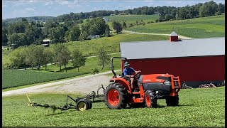 Finally Time For 2nd Cut Hay  Cutting and Crimping hay [upl. by Nahrut]