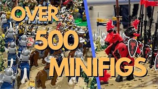 HUGE LEGO Castle Armies ftBrickingUpBrad [upl. by Tsirhc]