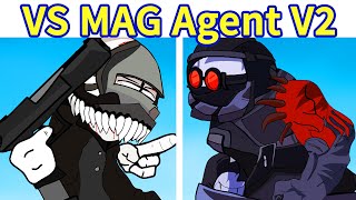 Friday Night Funkin VS MAG Agent V20 FULL WEEK  Cutscenes FNF ModHARD  Madness Combat Mod [upl. by Akirre136]