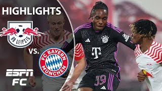 RB Leipzig vs Bayern Munich  Bundesliga highlights  ESPN FC [upl. by Ojyllek]