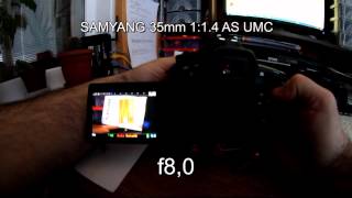 SAMYANG 35mm 114 AS UMS [upl. by Anat684]