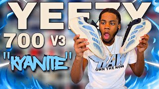 YEEZY 700 V3 “KYANITE” ON FEET REVIEW ARZARETH 20 [upl. by Flint]