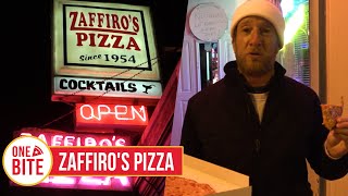 Barstool Pizza Review  Zaffiros Pizza Milwaukee WI [upl. by Anpas623]