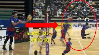 When Marck Espejo spiked the ball he just served [upl. by Meier659]