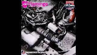 Flamingo ENGINE DEGREASER  foam type engine surface degreaser فوم تنظيف موتور السيارة [upl. by Doralynne]