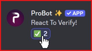 Create Discord Verification System Using ProBot [upl. by Oehsen]