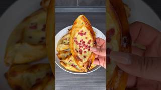 Pide aus Pizzateig  super einfach 😍 pide rezept [upl. by Orianna]