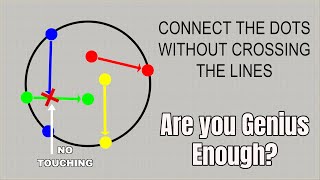 Connect the Dots without crossing the lines  Are you smart enough [upl. by Kora]