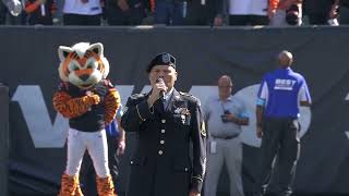 Kenneth Bettinger NFL National Anthem performance [upl. by Canon]