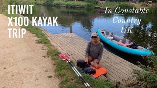 ITIWIT X100 Kayak trip in Constable Country River Stour [upl. by Rush384]