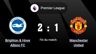 Manchester United vs Brighton today match12 goel extended highlights ManchesterUnited vs Brighton [upl. by Hajar]