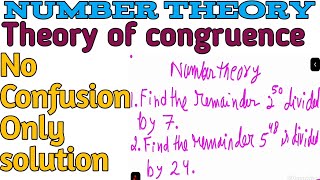 congruence modulo m congruence modulo m bsc 1st year find the remainder when 548 is divided by 24 [upl. by Atikan]