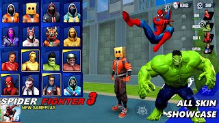 Spiderman Ironman Deadpool Hulk Superhero Stop The Criminal Part 1113  Spider Fighter 3 [upl. by Ilzel390]