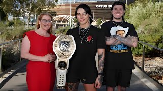 Dominik Mysterio and Rhea Ripley Adventure in Australia During Promotion for WWE Elimination Chamber [upl. by Warren]