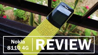 REVIEW Nokia 8110 4G Going bananas all over again [upl. by Stanwinn719]