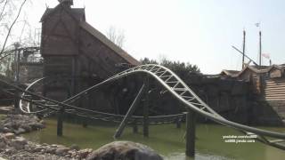 Hansa Park Sierksdorf Neuheit 2011 quotSchlange von Midgardquot offride RAW footage 1080p [upl. by Wolfy]