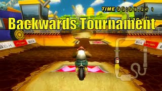 MKWii Toads Factory Backwards Tournament  1 51 quot815  rusoX [upl. by Charie]