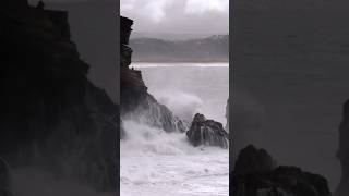 What makes Nazaré so dangerous bigwavesurfing [upl. by Eenahs]