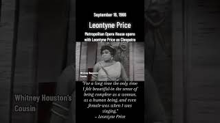 Leontyne Price as Cleopatra Opens At The MET Whitney Houstons cousin music [upl. by Entruoc]