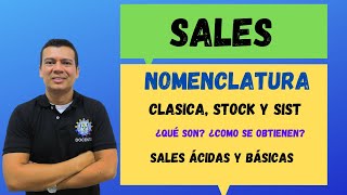 SALES SALES ÁCIDAS Y BASICAS COMO NOMBRAR SALES COMO SE OBTINER SALES NOMENCLATURA DE SALES [upl. by Aissyla]