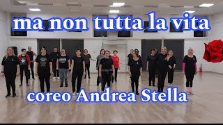 MA NON TUTTA LA VITA  COREO AndreaStellaChoreoDance  ricchiepoveriofficial  SANREMO 2024 [upl. by Ahseekal]