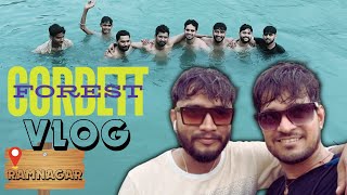 Corbett forest Vlogs Ramnagar vlogs offroad dame forest swimming [upl. by Annaed]