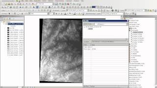 first steps in ArcGIS ArcMap contrast and composite bands layer stack [upl. by Jonis935]