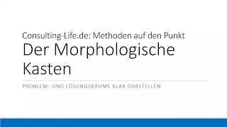 Auf den Punkt  der Morphologische Kasten  ConsultingLifede [upl. by Kaufman]