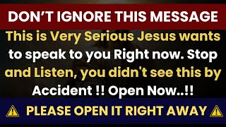 This is Very Serious Jesus wants to speak to you Right now Stop and listen you didnt see this [upl. by Keefer]